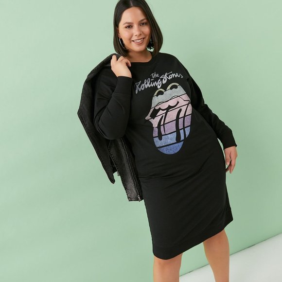 Robe-chandail à col rond ''The RollingStone'' - Picture 1 of 4